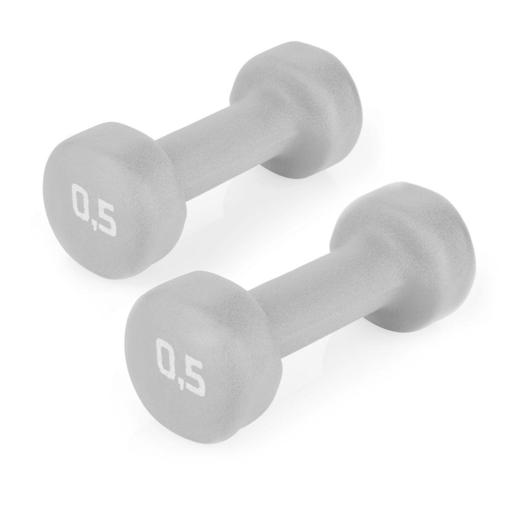 

Гантели для фитнеса Spokey Shape IV (920892), 2 шт по 0,5 кг