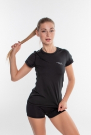Термофутболка женская с коротким рукавом Rough Radical Capri (SL8155) - черная