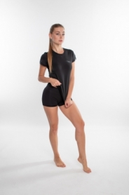 Термофутболка женская с коротким рукавом Rough Radical Capri (SL8155) - черная - Фото №2