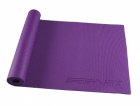 Коврик для йоги (йога-мат) SportVida PVC 6 мм SV-HK0052 Violet
