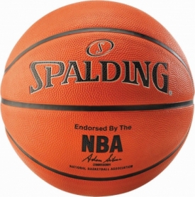 Мяч баскетбольный Spalding NBA Silver Outdoor №7 - Фото №2