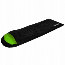 Мешок спальный (спальник) SportVida Black/Green (SV-CC0003)