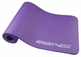 Коврик для йоги и фитнеса SportVida NBR 1 см SV-HK0068 Violet