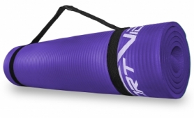 Килимок для йоги та фітнесу SportVida NBR 1 см SV-HK0068 Violet - Фото №2