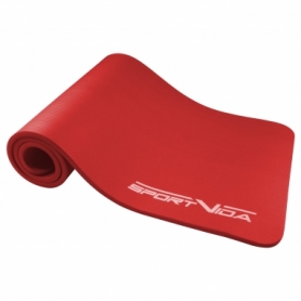 Килимок для йоги та фітнесу SportVida NBR 1,5 см SV-HK0073 Red