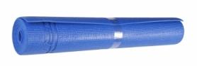 Коврик для йоги (йога-мат) SportVida PVC 4 мм SV-HK0051 Blue - Фото №3