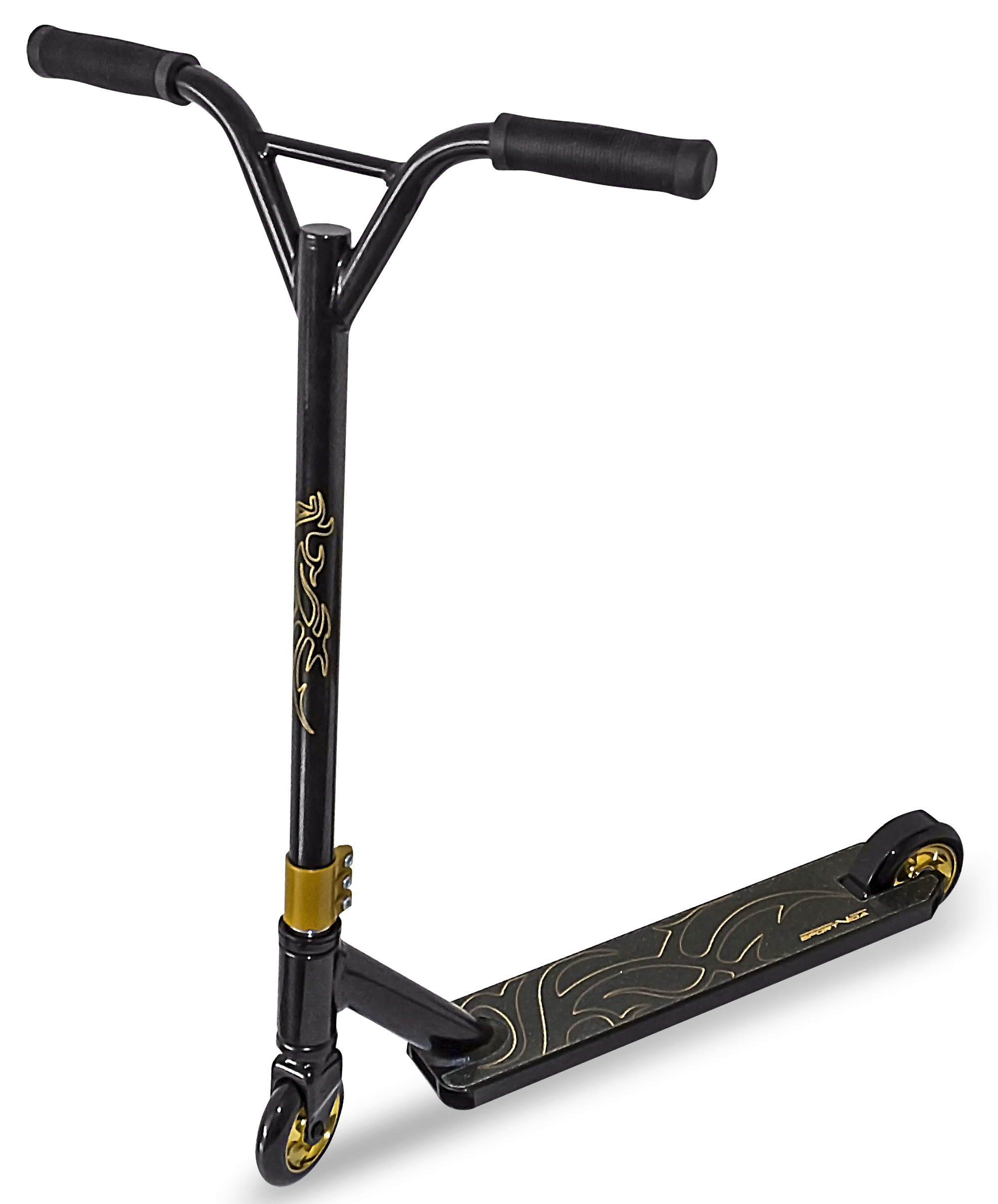 

Самокат SportVida Stunt RS9 Black/Gold (SV-WO0004), Золотой