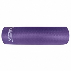 Коврик для йоги и фитнеса текстурированный SportVida NBR 1 см SV-HK0071 Violet - Фото №4