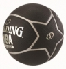М'яч баскетбольний Spalding NBA Highlight Black / Silver №7 - Фото №2