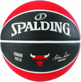 Мяч баскетбольный Spalding NBA Team Chicago Bulls №7 - Фото №2