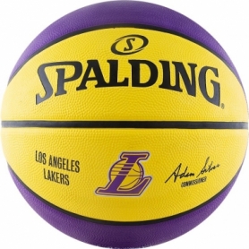 М'яч баскетбольний Spalding NBA Team LA Lakers №7 - Фото №2