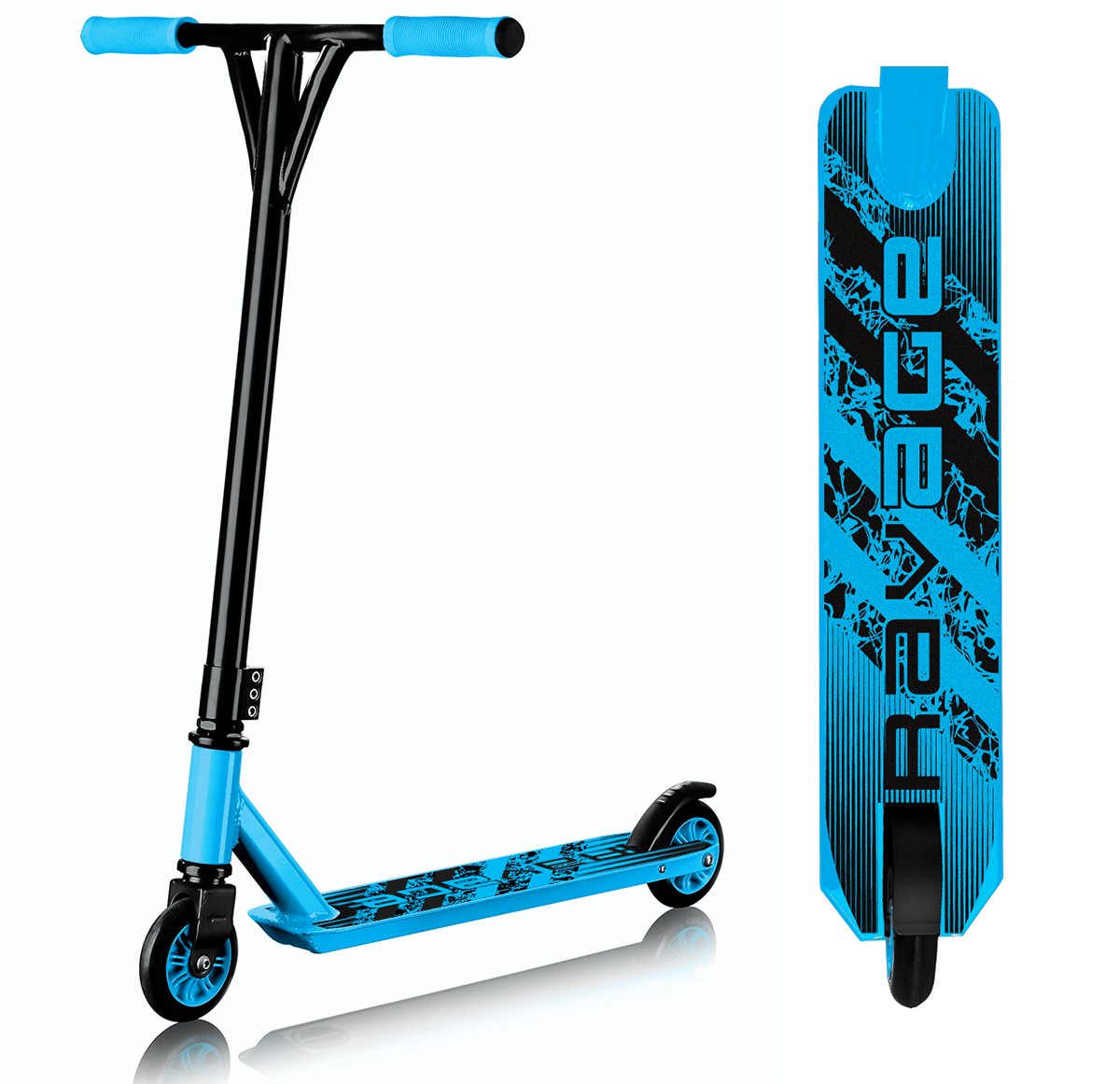 

Самокат SportVida Ravage Black/Blue (SV-WO0007), Голубой