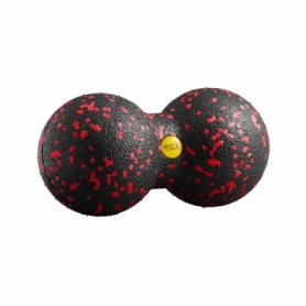 М'яч масажний подвійний 4FIZJO EPP DuoBall 8 см 4FJ1301 Black / Red