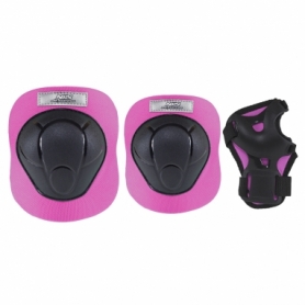 Захист для катання (комплект) Nils Extreme H210 Black / Pink (H210-BLPNK)