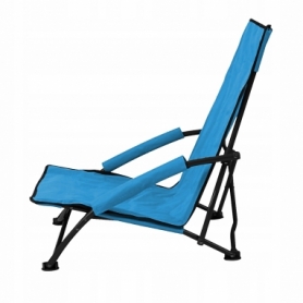 Крісло-лежак складне для пляжу SportVida (SV-ML0003), синє - Фото №7