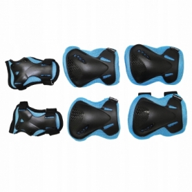 Защита для катания (комплект) SportVida Blue/Black (SV-KY0005) - Фото №2
