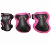 Защита для катания (комплект) SportVida Black/Pink (SV-KY0006)