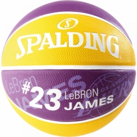 Мяч баскетбольный Spalding NBA Player Ball Lebron James №7 - Фото №2