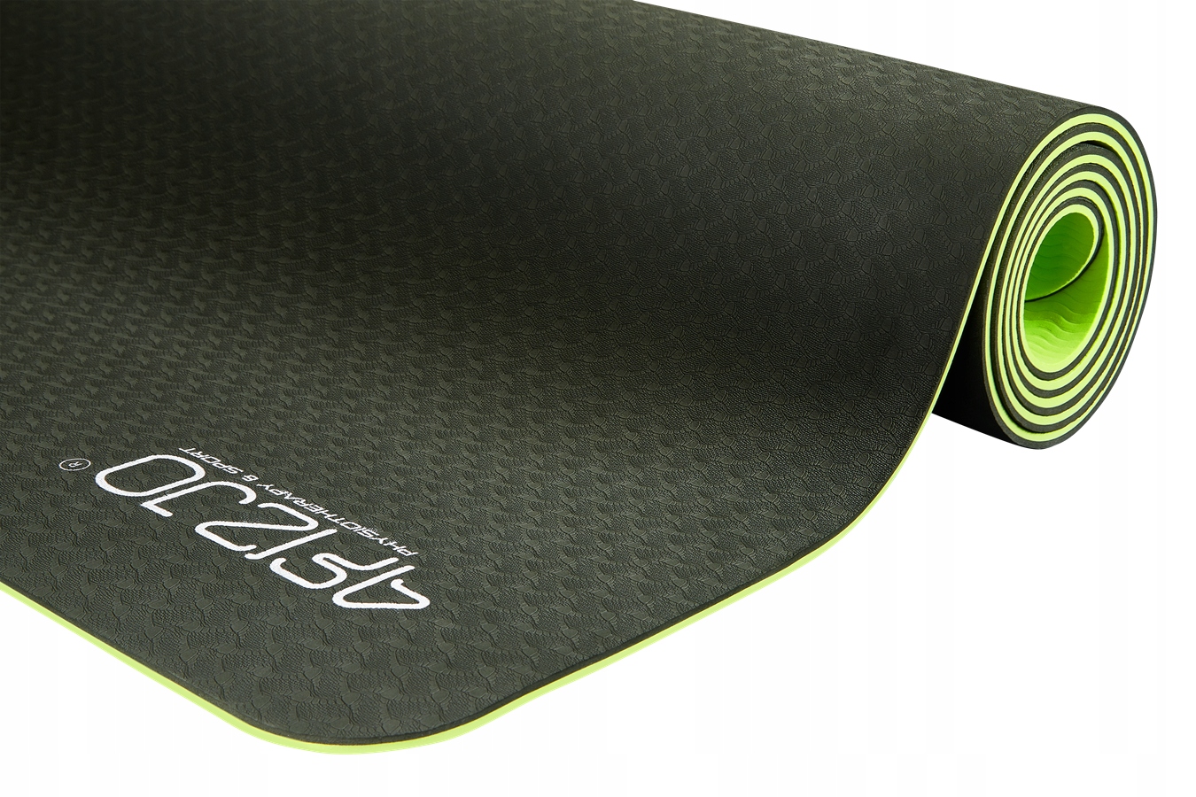 

Коврик для йоги и фитнеса 4FIZJO TPE 6 мм 4FJ0032 Black/Green, Зеленый