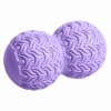 Мяч массажный двойной SportVida Massage Duoball 10x18 см SV-HK0235 Purple