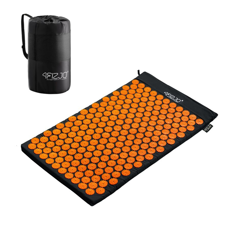 

Коврик акупунктурный (аппликатор Кузнецова) 4FIZJO 72x42 см 4FJ0041 Black/Orange, Оранжевый