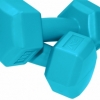 Гантели для фитнеса пластиковые 2 шт. по 1 кг SportVida SV-HK0217 - Фото №5