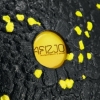 М'яч масажний 4FIZJO EPP Ball 12 см 4FJ0057 Black / Yellow - Фото №2