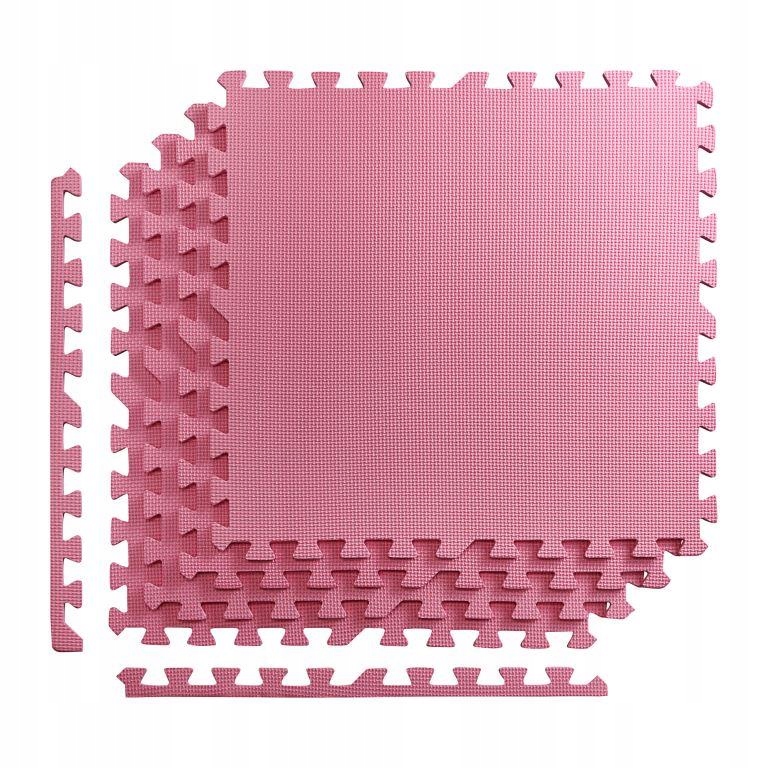 

Покрытие напольное модульное ласточкин хвост 4FIZJO Mat Puzzle EVA 120x120x1 cм (4 шт.) Pink, Розовый