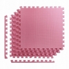 Покрытие напольное модульное ласточкин хвост 4FIZJO Mat Puzzle EVA 120x120x1 cм (4 шт.) Pink