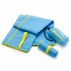 Рушник з мікрофібри Meteor Towel L (80х130 см), блакитне - Фото №3