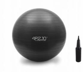Мяч для фитнеса 4Fizjo Anti-Burst Black (4FJ0028), 85 см