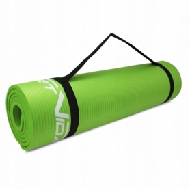 Коврик для йоги и фитнеса SportVida NBR Green (SV-HK0248), 180 х 60 х 1 см - Фото №5