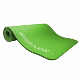 Коврик для йоги и фитнеса SportVida NBR Green (SV-HK0248), 180 х 60 х 1 см - Фото №6