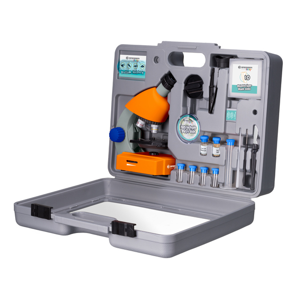 

Микроскоп с кейсом Bresser Junior 926813, 40x-640x, Оранжевый