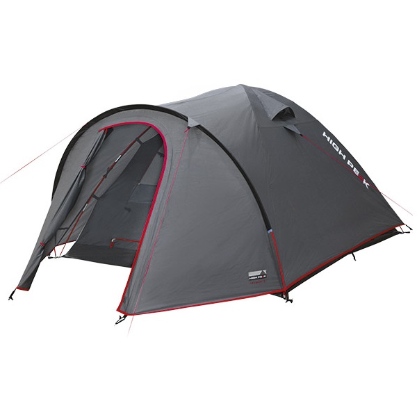 

Палатка четырехместная High Peak Nevada 4 (Dark Grey/Red) (926274), Темно-серый