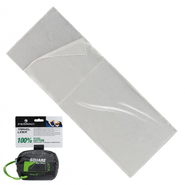 

Вкладыш для спального мешка Ferrino Liner Travel SQ White (925719), Белый