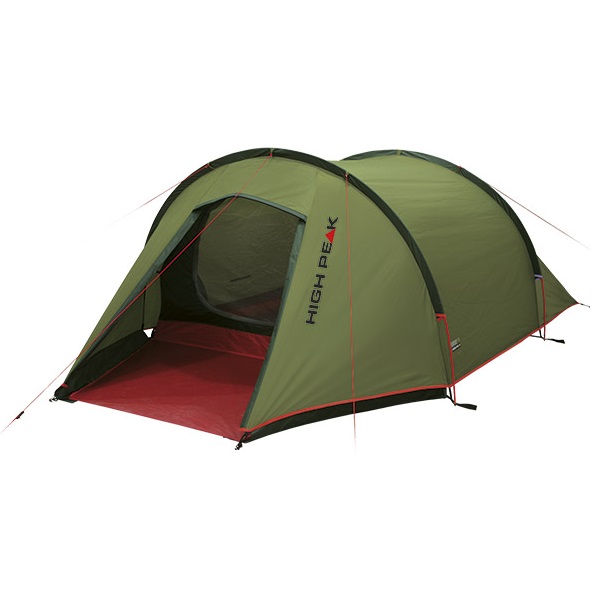 

Палатка двухместная High Peak Kite 2 Pesto/Red (925385, Оливковый