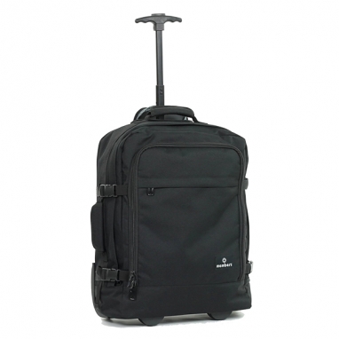 Сумка-рюкзак на колесах Members Essential On-Board 33 Black (922521), 33л