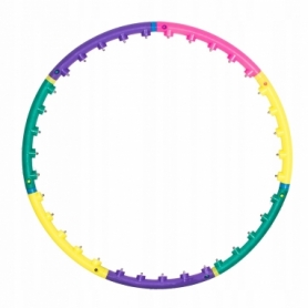 Обруч массажный Springos Hula Hoop 85 см цветной (FA0028) - Фото №2
