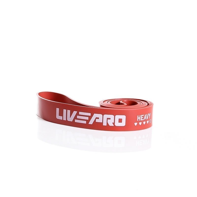 

Эспандер для тренировок LivePro Super Band Heavy (LP8410-H), 22-57кг, Красный