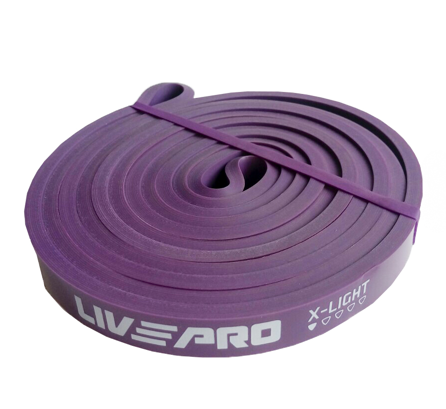 

Эспандер для тренировок LivePro Super Band X-light (LP8410-XL), 7-16кг, Фиолетовый
