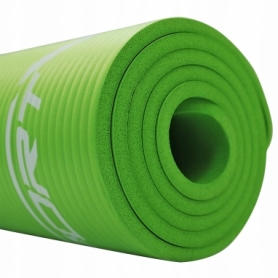 Килимок для йоги та фітнесу SportVida NBR 15 мм Green (SV-HK0250) - Фото №4