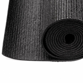 Килимок для йоги та фітнесу Meteor Yoga Mat (SL31432) - чорний, 180x60x0,3 см - Фото №4