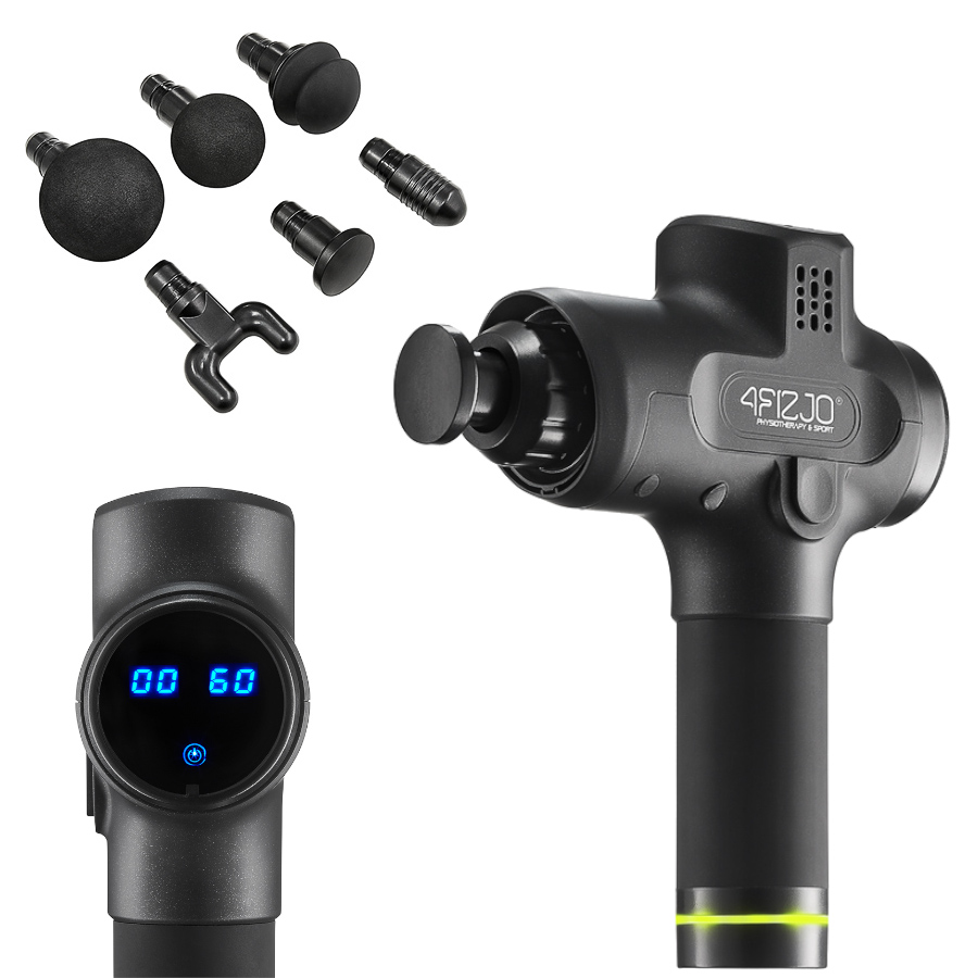 

Массажер ручной перкуссионный (массажный пистолет) 4Fizjo Massage Gun PRO+ 4FJ0090, Черный