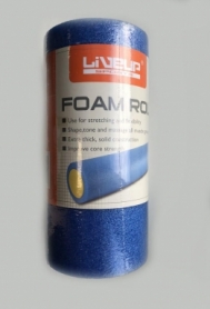 Йога-ролик LiveUp Eva Yoga Foam Roller (LS3764-S), 30x50 cм