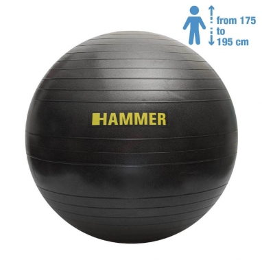 Распродажа*! Фитбол Hammer Gymnastics Ball Anti-Burst System (66408), 75см