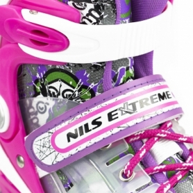 Роликові ковзани Nils Extreme Pink (NJ1812A) - Фото №8