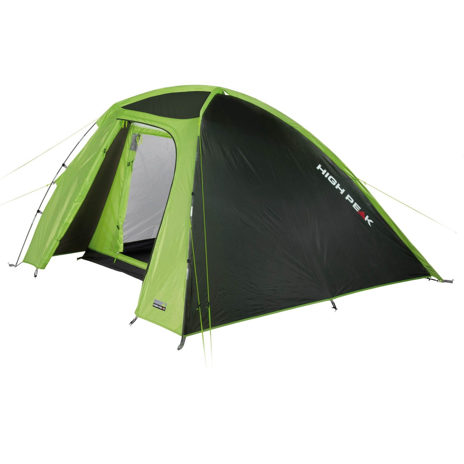 

Палатка трехместная High Peak Rapido 3 Dark Green/Light Green (928140), Черный с зеленым