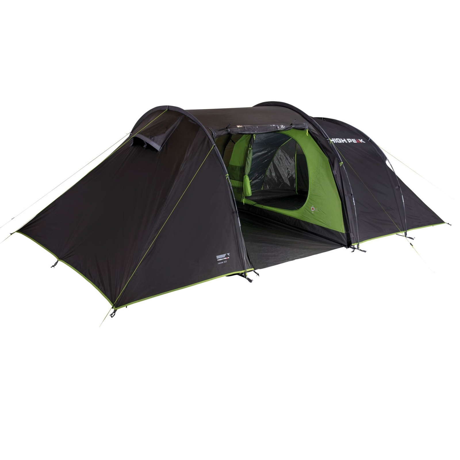 

Палатка трехместная High Peak Naxos 3.0 Dark Grey/Green (928136), Черный с зеленым