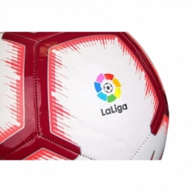 Мяч футбольный Nike La Liga Pitch (SC3318-100-5) - белый, №5 - Фото №2